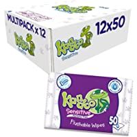 Los mejores  - Pack de 12 paquetes de toallitas Kandoo- 600 toallitas en total